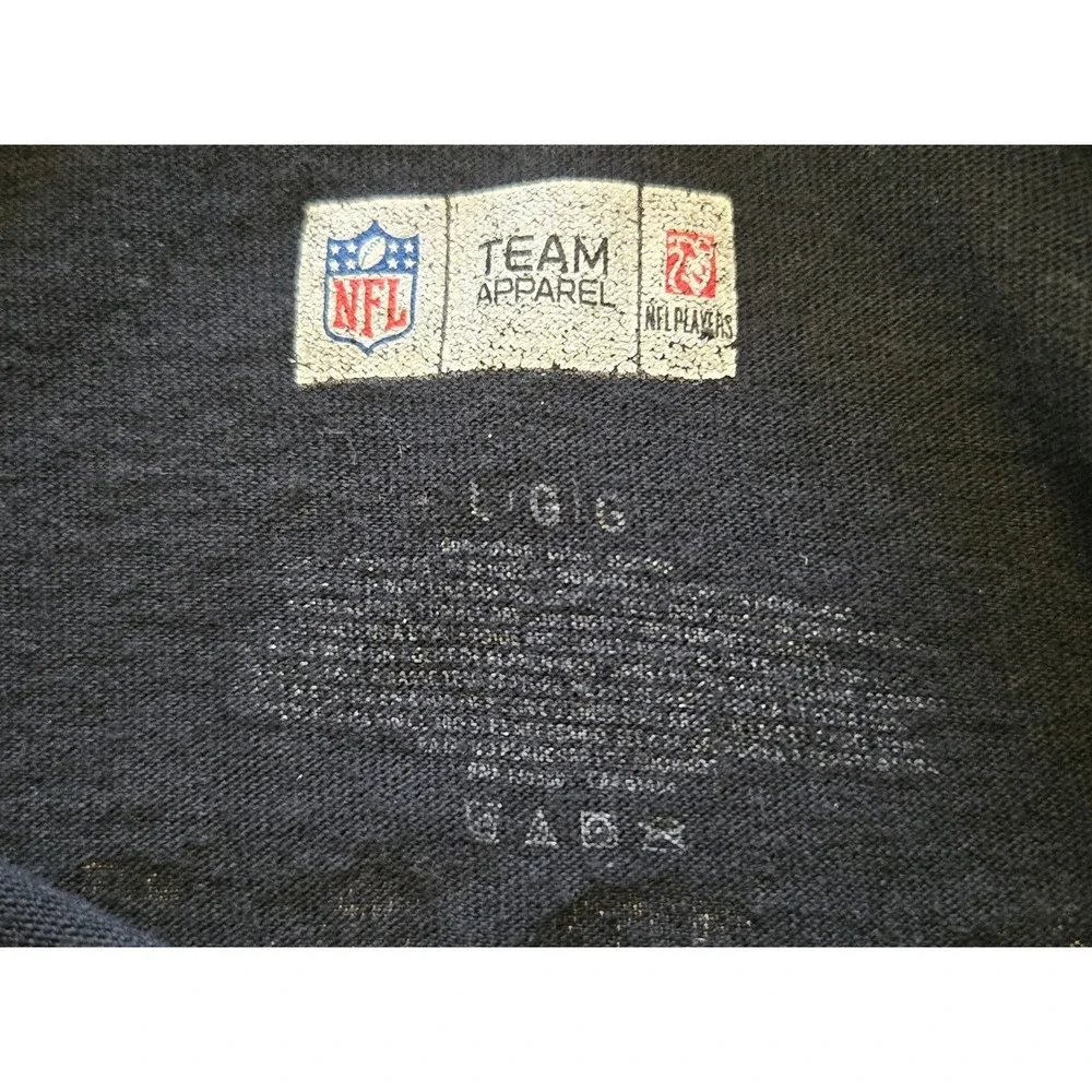 NIKE Dri Fit Pittsburgh Steelers NFL Black Tshirt ANTONIO BROWN #84 Men's L